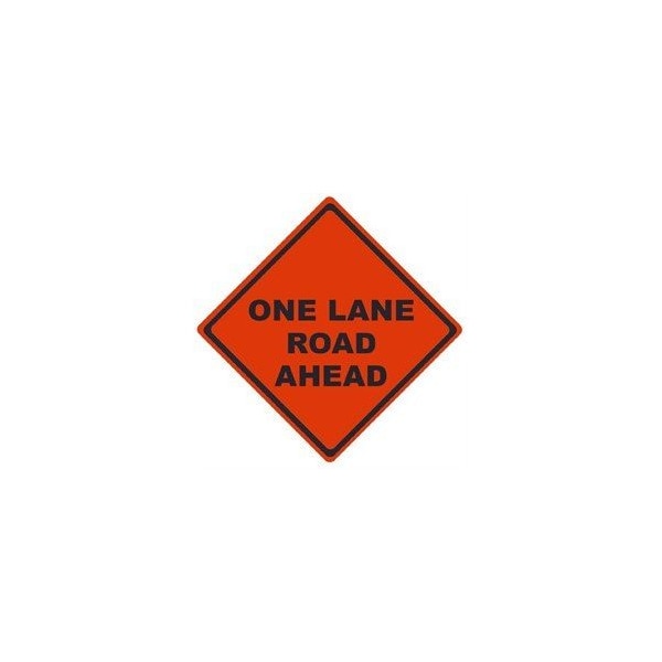 Nmc TRAFFIC, ONE LANE ROAD AHEAD, RUMR4817 RUMR4817 - main
